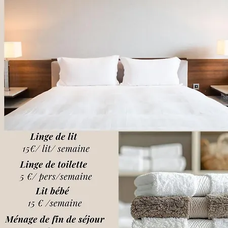 Lejlighed Le Bleu Des Vagues Ideal Pour Des A 2 Face A La Wifi Parking Privatif Clim